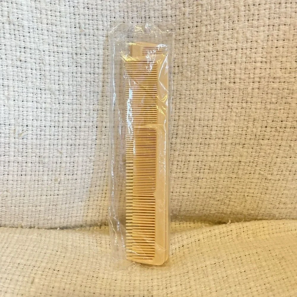 Vintage Stanley Hair Comb Set Cream Durable‎ Nylon to Style Detangle Unbreakable